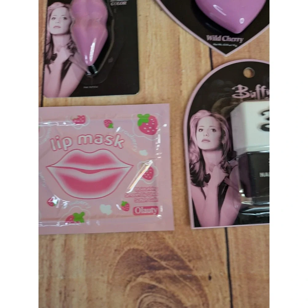Buffy the Vampire Slayer Lip Gloss Balm & Nail Polish Beauty Bundle Lot